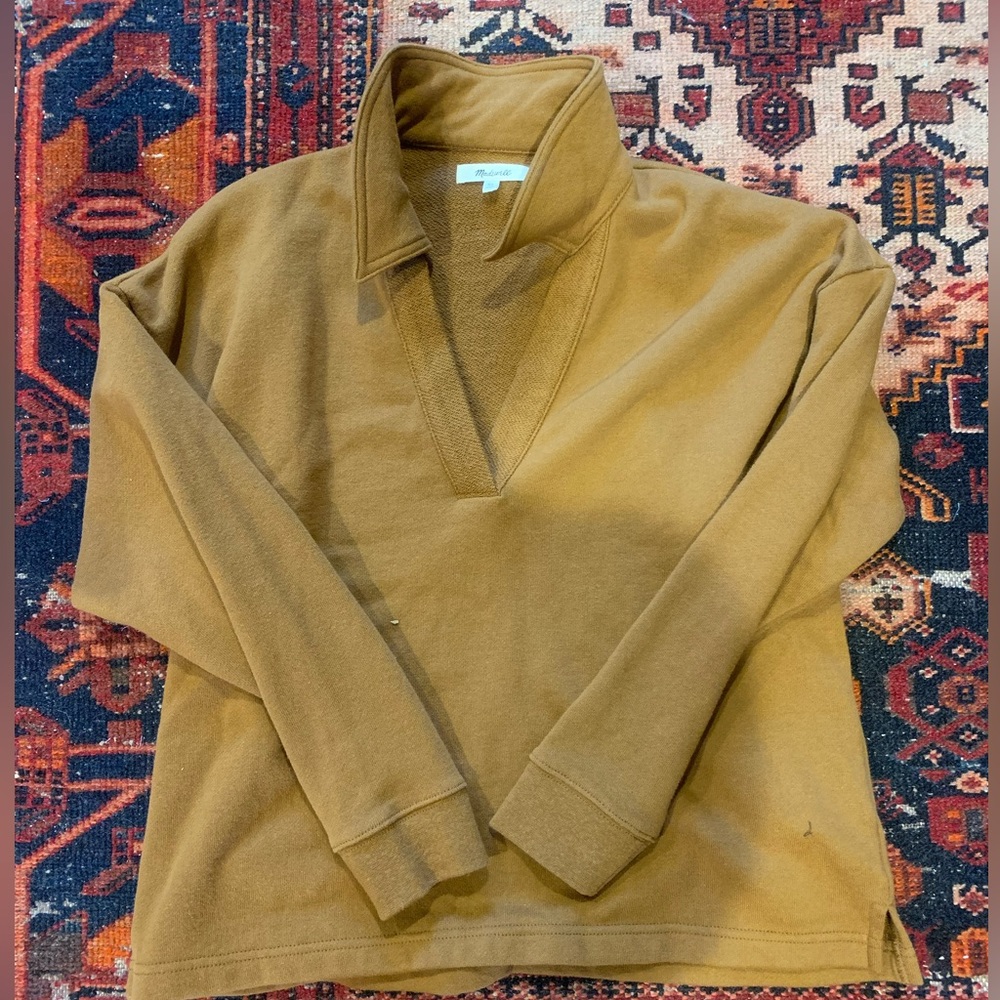 Madewell collared sweatshirt size xs